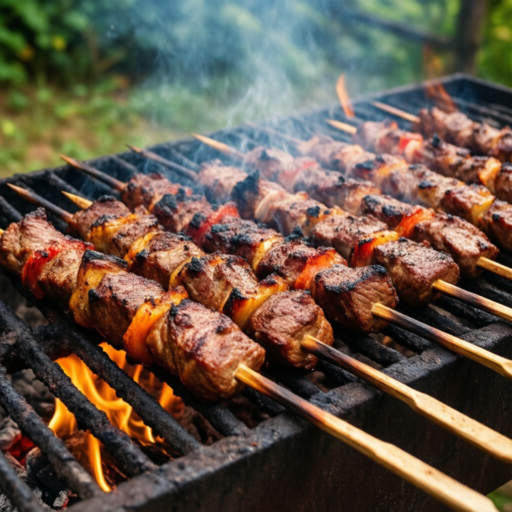 Churrasco e grelha brasileira