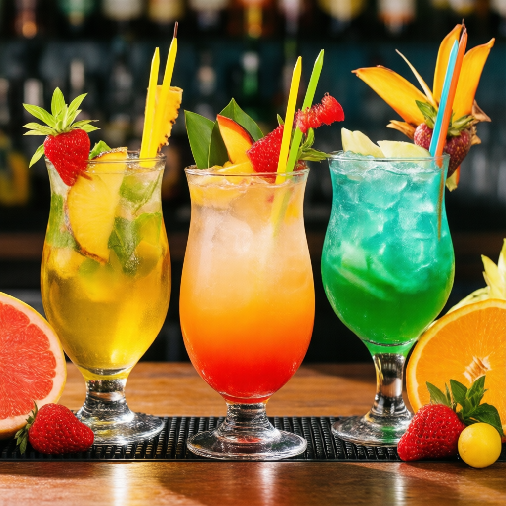 Drinks e coquetéis artesanais